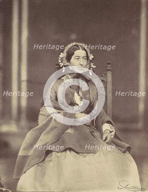 Elisabeth Höusermann, 1850s-60s. Creator: Franz Antoine.