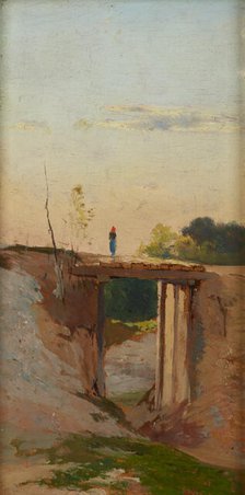 Small Bridge, c1890. Creator: Aleksander Swieszewski.