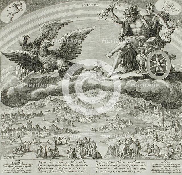 Jupiter, c1585. Creator: Johann Sadeler I.