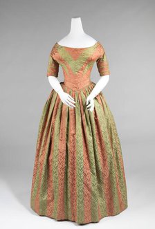 Evening dress, American, ca. 1840. Creator: Unknown.