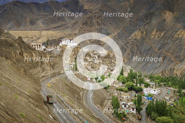 Lamayuru monastery, Ladakh, India, 2023. Creator: Peter Thompson.