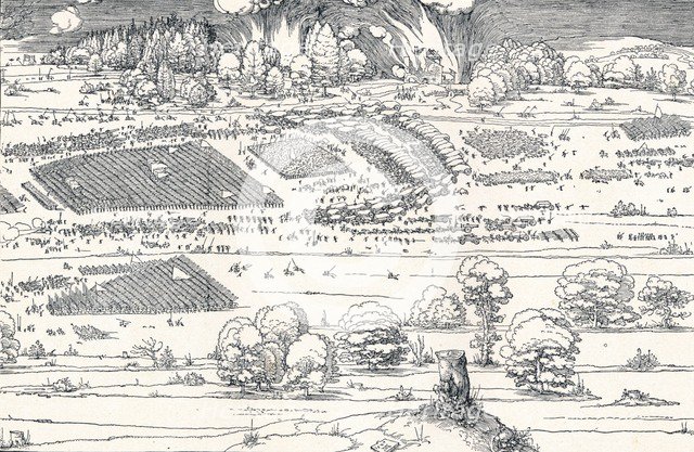 'The Siege of a Fortress II', 1527 (1906). Artist: Albrecht Durer.