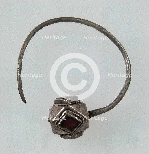 Earring, Frankish, 6th-7th century. Creator: Unknown.