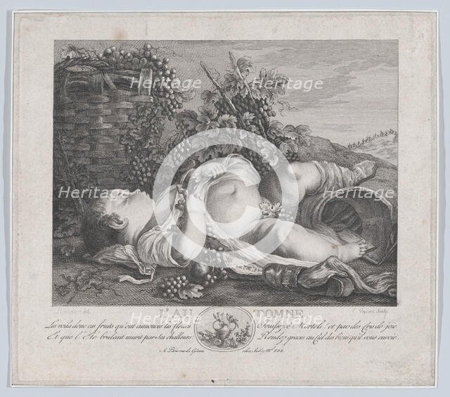 Autumn, 1766-1812. Creator: Etienne Claude Voysard.