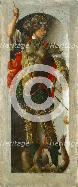 Saint Michael, ca 1472-1473. Creator: Ercole de' Roberti, (Ercole Ferrarese) (c. 1450-1496).