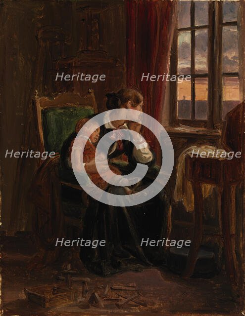 Longing, mid-late 19th century. Creator: Wilhelm Marstrand.