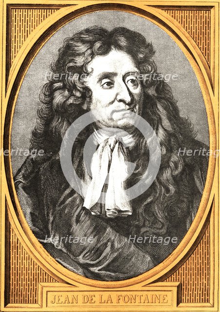 Jean de La Fontaine (1621-1695), 19th century. Creator: Doré, Gustave (1832-1883).