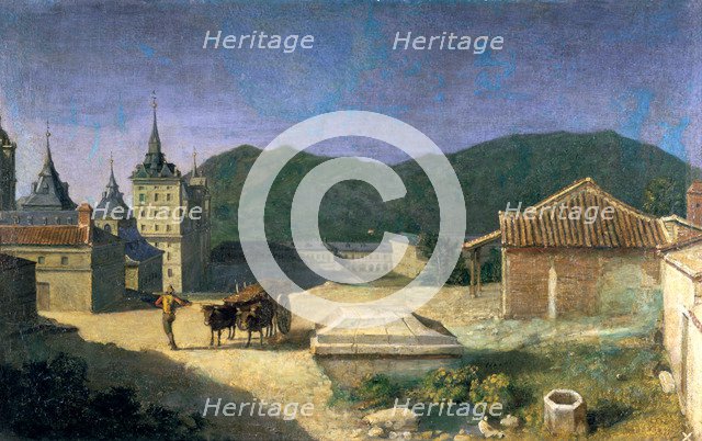'View of the Escorial', Spain, early 18th century. Artist: Michel-Ange Houasse