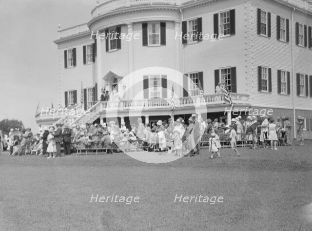 Celebration at the General Knox estate, 1931 July 25. Creator: Arnold Genthe.