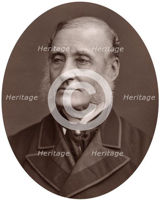 Sir Rutherford Alcock, British diplomat and President of the Royal Geographical Society, 1877.Artist: Lock & Whitfield