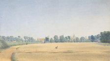 View of University Park looking towards New College, Oxford, after 1825. Creator: William Turner.