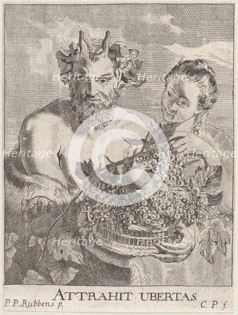 Satyr and Bacchante, ca. 1650-67. Creator: Cornelis van Poelenburgh.