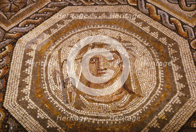 Roman Mosaic of the Season Autumn at Museum of Pagan Art, Arles, France, c1st-2nd century. Artist: Unknown.