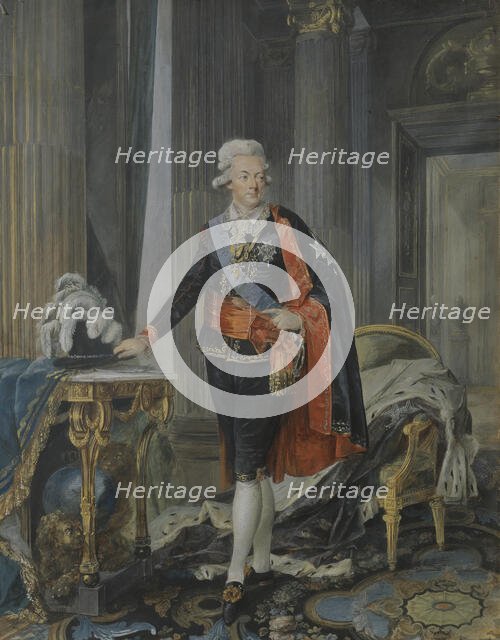 King Gustav III of Sweden, 1792. Creator: Nicolas Lavreince.