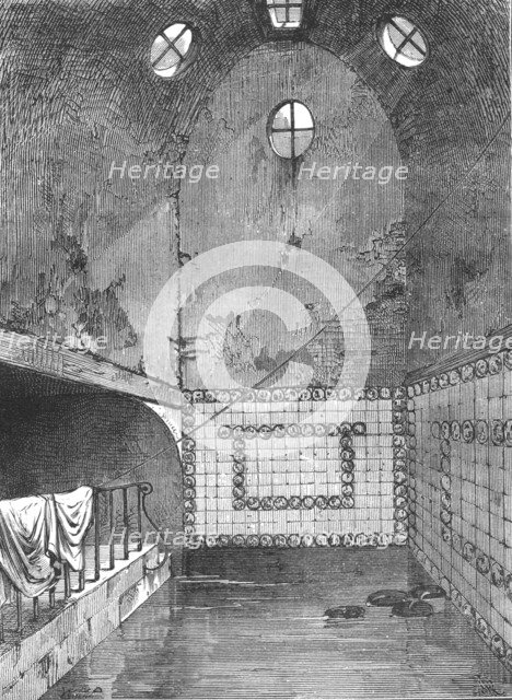 Queen Anne's Bath from a view taken in 1851, (1897). Artist: Unknown.