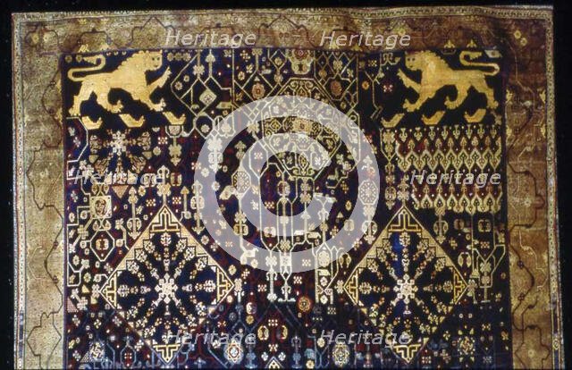 Carpet, Morocco, 1675/1725. Creator: Unknown.