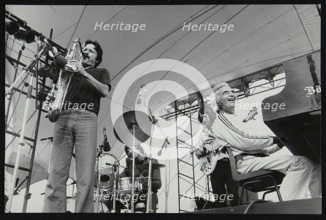 The Dave Brubeck Quartet playing at the Capital Radio Jazz Festival, London, July 1979. Artist: Denis Williams