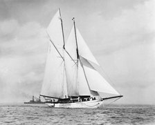 The schooner 'Pampa'. Creator: Kirk & Sons of Cowes.