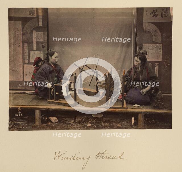 Winding Thread, about 1873-1883. Creator: Shinichi Suzuki I.