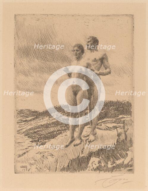 The Two, 1916. Creator: Anders Leonard Zorn.