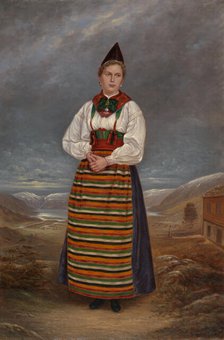 Swedish Lady, ca. 1893. Creator: Antonio Zeno Shindler.
