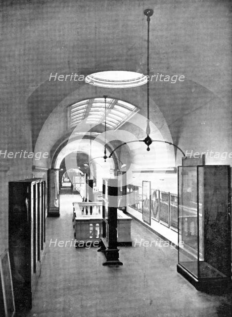 ...The Victoria and Albert Museum: the Long Gallery on the first floor..., 1909. Creator: Clarke & Hyde.