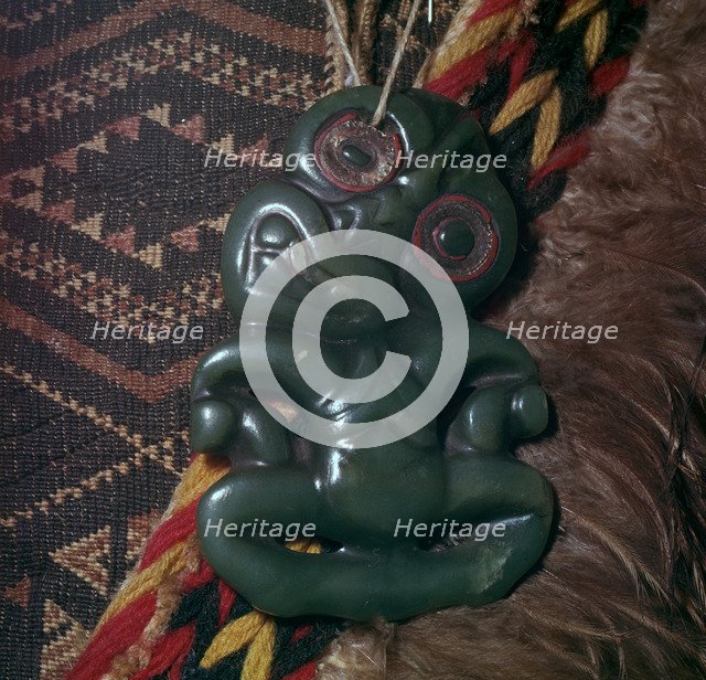 Protective Maori amulet, 19th century. Artist: Unknown