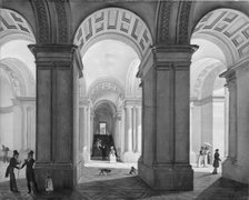 The Vestibule of Christiansborg Palace, 1829. Creator: Ditlev Martens.