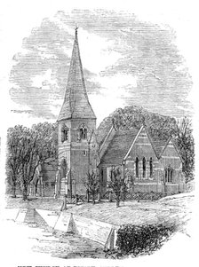 New church at Titsey, Surrey, 1862. Creator: Unknown.