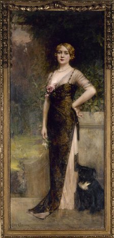Portrait of Madame Jean Maillard-Norbert, 1913. Creator: Leon Francois Comerre.