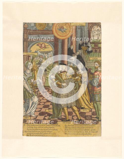 The reunification and forgiveness of the prodigal son , c.1540-c.1550. Creator: Cornelis Anthonisz.