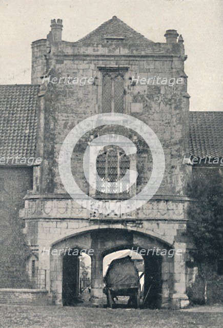 'Palace Gateway, Cawood, Near York', 1903. Artist: Unknown.