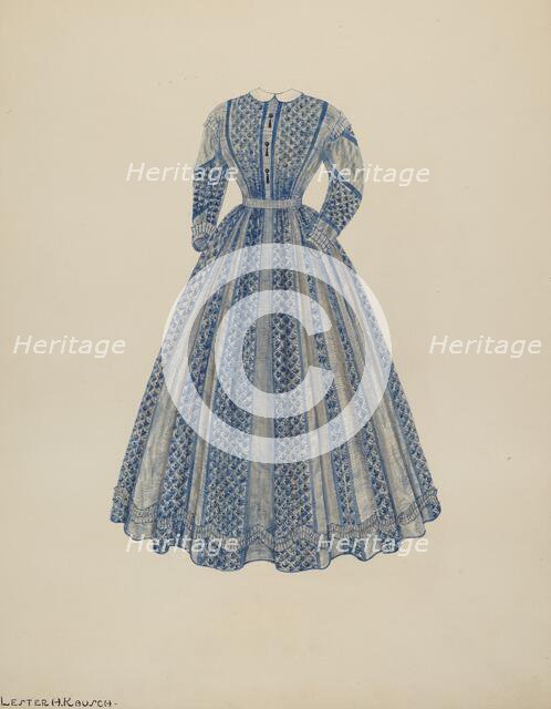 Dress, c. 1940. Creator: Lester Kausch.