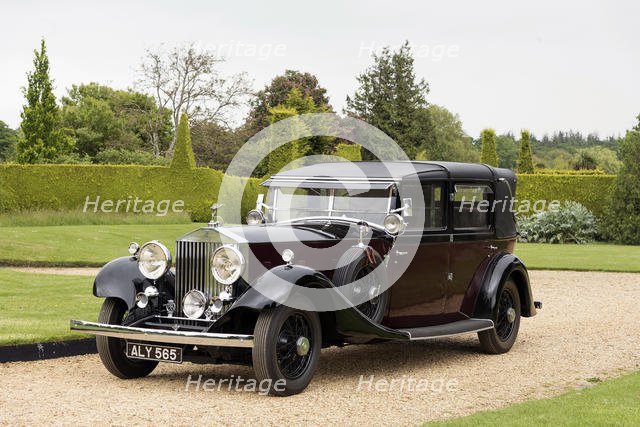 1933 Rolls Royce Phantom II Sedanca de Ville by Barker. Creator: Unknown.