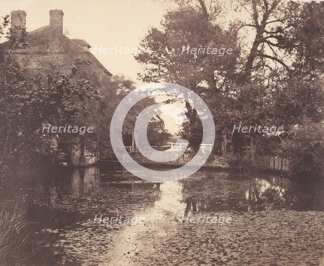 Hunford Mill, Surrey, 1855-57. Creator: Henry White.