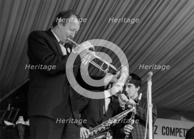 Humphrey Lyttleton, "All Sax" Band, Richmond Jazz Festival, London, 1963. Creator: Brian Foskett.