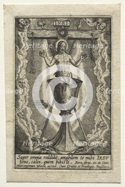 Super omnia reddidit, amabilem.... Creator: Hieronymus Wierix (Flemish, 1553-1619).
