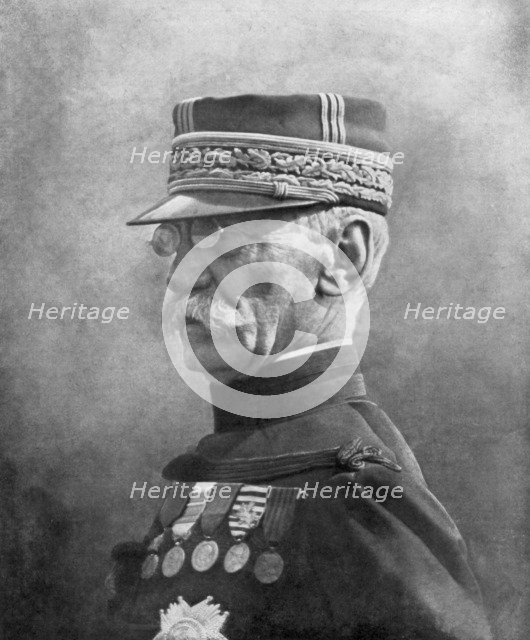 Joseph Gallieni, French First World War general, 2 September 1914. Artist: Unknown