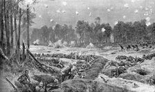 'Des Hauts-de-Meuse a l'Aisne; L'attaque des tranchees allemandes de Nogent-l'Abbesse', 1914. Creator: Unknown.