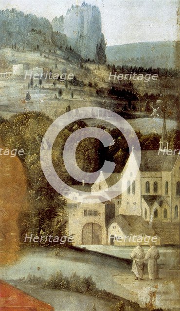 Detail from the altarpiece of St Anthony, 16th century. Artist: Anon