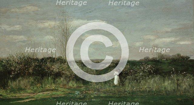 Spring Landscape, 1862. Artist: Daubigny, Charles-François (1817-1878)