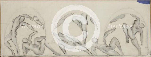 Study for Barnes Mural "The Dance", Gray Harmony, 1930-1931. Creator: Matisse, Henri (1869-1954).