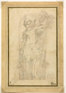Minerva (or Bellona) in a Niche, n.d. Creator: Unknown.