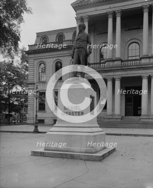 Daniel Webster statue, Concord, N.H., between 1900 and 1910. Creator: Unknown.