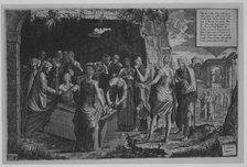 The Raising of Lazarus, 1544. Creator: Lambert Suavius.