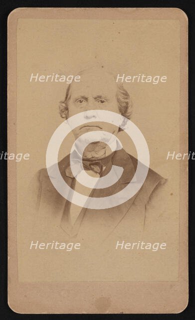 Portrait of Ezra Bartlett French (1810-1880), Before 1880. Creator: Edgar J Pullman.