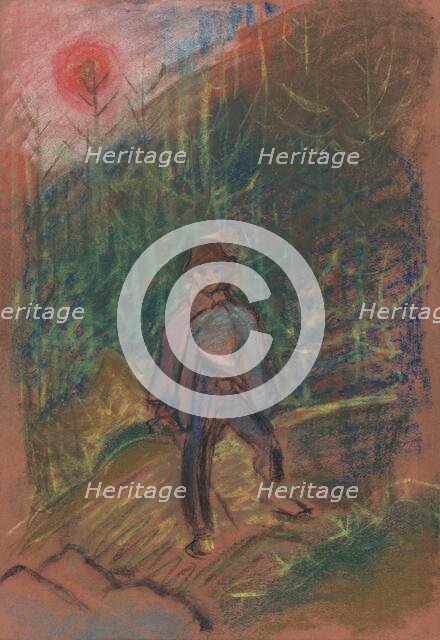 Shepherd's boy, 1930-1944. Creator: Arnold Peter Weisz-Kubincan.