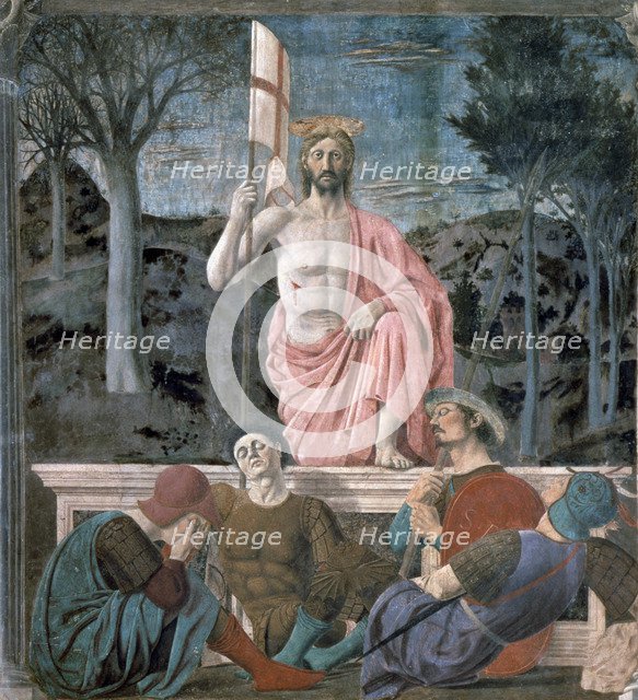 The Resurrection of Christ', 1465, by Piero della Francesca.