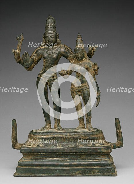 Shiva Embracing Parvati, c. 13th century. Creator: Unknown.