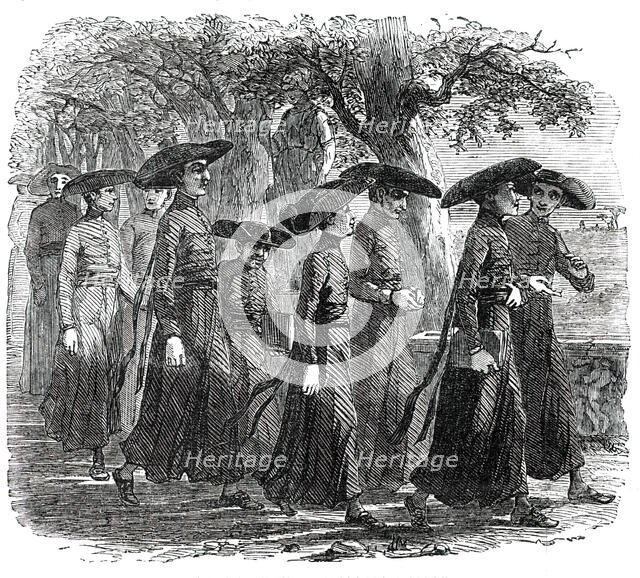 Students of the Propaganda College - Rome, 1850. Creator: Unknown.